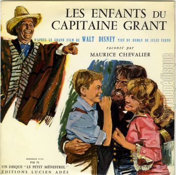 [Pochette de Les enfants du Capitaine Grant racont par Maurice Chevalier (JEUNESSE)]