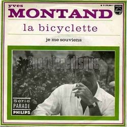 [Pochette de La bicyclette (Yves MONTAND)]