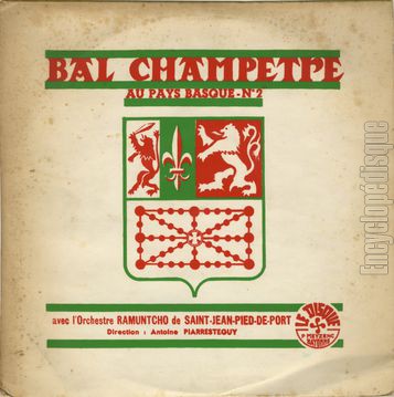 [Pochette de Bal champtre au Pays Basque n 2 (l’orchestre RAMUNTCHO (de Saint-Jean-Pied-De-Port))]