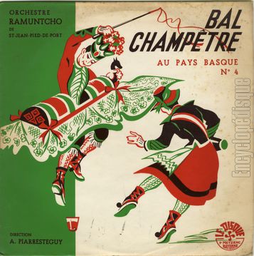 [Pochette de Bal champtre au Pays Basque n 4 (l’orchestre RAMUNTCHO (de Saint-Jean-Pied-De-Port))]