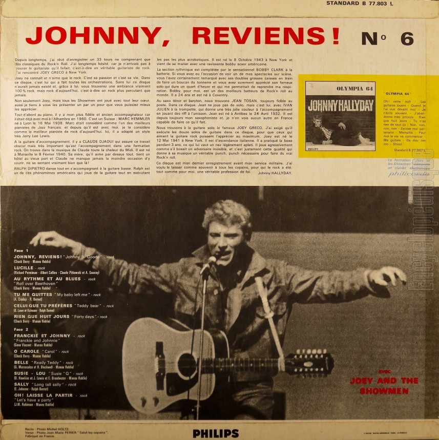 Johnny, Reviens