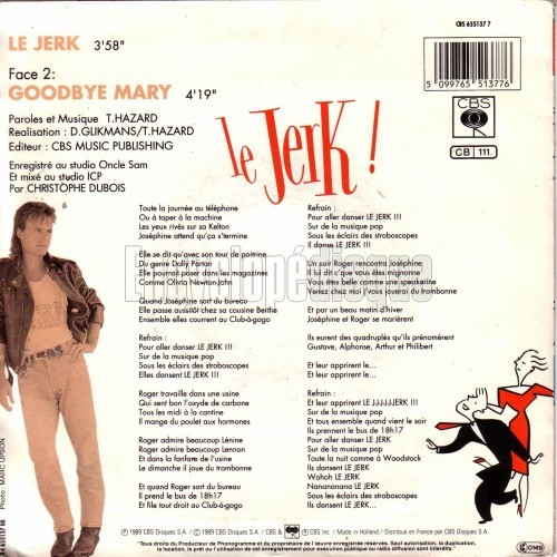 Le jerk! - Thierry HAZARD (verso)
