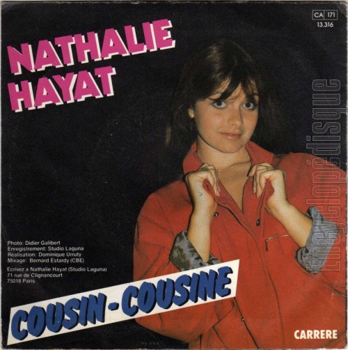 Cousin-cousine - Nathalie HAYAT (verso)