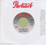[Pochette de Is it too late ? (Jeane MANSON)]