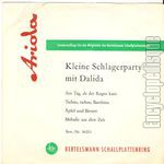 [Pochette de Kleine Schlagerparty mit Dalida - 1. folge (DALIDA)]