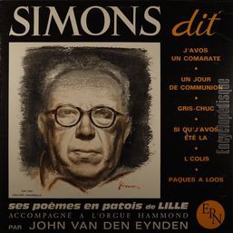 [Pochette de Simons dit ses pomes en patois de Lille]