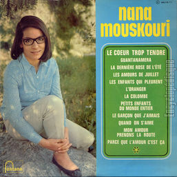 [Pochette de Le cœur trop tendre, L’oranger, La colombe… (Nana MOUSKOURI)]