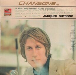 [Pochette de Chansons… Il est cinq heures, Paris s’veille]