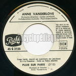 [Pochette de Pluie sur Paris (Anne VANDERLOVE)]