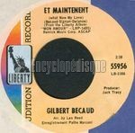 [Pochette de Et maintenant (Gilbert BCAUD)]
