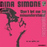 [Pochette de Nina SIMONE -  Don’t let me be misunderstood  (Les FRANCOPHILES)]