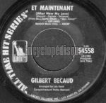 [Pochette de Et maintenant (Gilbert BCAUD)]