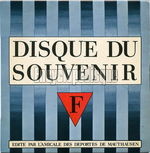 [Pochette de Disque du souvenir de la dportation]
