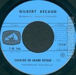 [Pochette de Cavalier du grand retour (Gilbert BCAUD)]