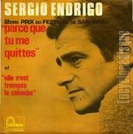 [Pochette de Sergio ENDRIGO -  Parce que tu me quittes ]