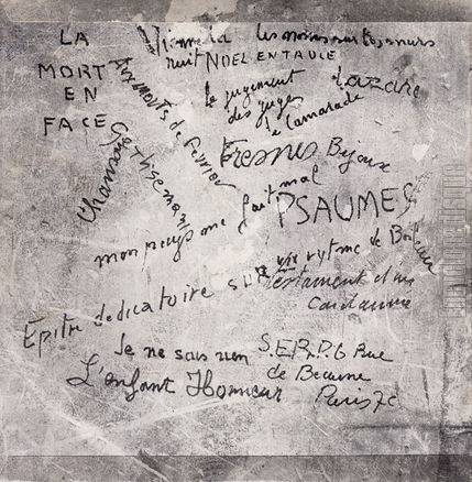 [Pochette de Pierre Fresnay dit : Pomes de Fresnes, de Robert Brasillach (DICTION) - verso]