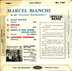 [Pochette de Blue moon (Marcel BIANCHI) - verso]