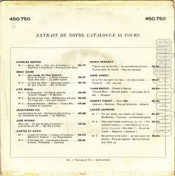 [Pochette de Le cirque (Charles GENTS) - verso]