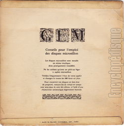 [Pochette de Cha cha cha (Bob ALLAN) - verso]