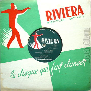[Pochette de Santa Lucia, O sole mio, Oh Marie… (Marcel BIANCHI)]