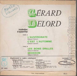 [Pochette de L’auvergnate (Grard DELORD) - verso]