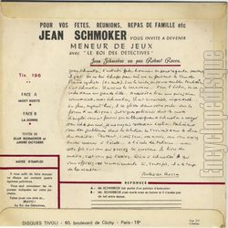 [Pochette de Invitation aux jeux… (Jean SCHMOKER) - verso]