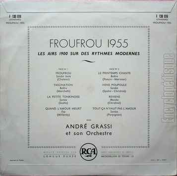 [Pochette de Frou frou 1900 - 1955 (Andr GRASSI) - verso]