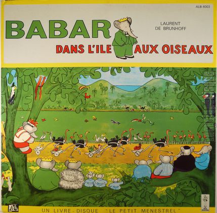 [Pochette de Babar dans l’ile aux oiseaux (JEUNESSE)]