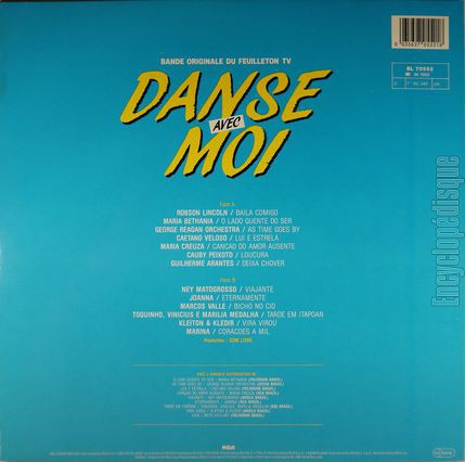 [Pochette de Danse avec moi (T.V. (Tlvision)) - verso]