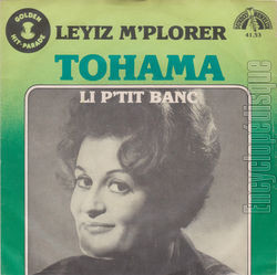 [Pochette de Leyiz m’plorer / Li p’tit banc (TOHAMA)]