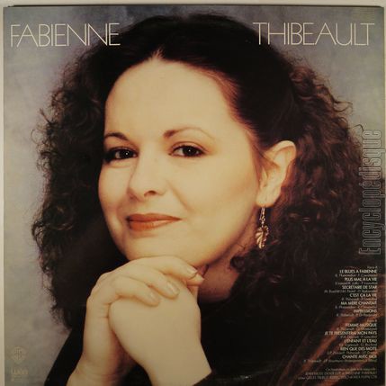 [Pochette de Le blues  Fabienne (Fabienne THIBEAULT) - verso]