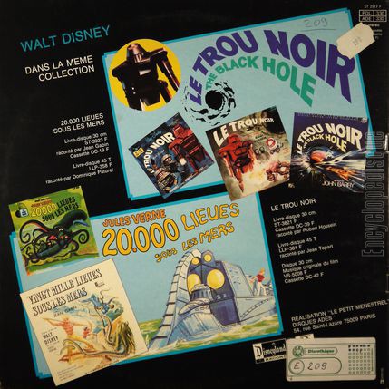 [Pochette de Tron racont par Igor et Grichka Bogdanoff (JEUNESSE) - verso]