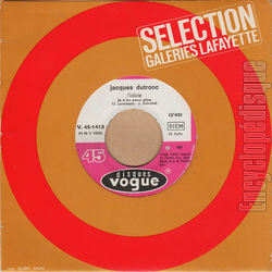 [Pochette de L’idole / Les petites annonces  (Jacques DUTRONC) - verso]