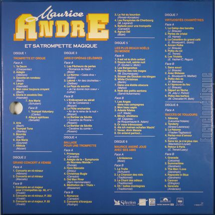 [Pochette de Maurice Andr et sa trompette magique (Maurice ANDR) - verso]