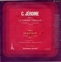 [Pochette de Le charme franais (C. JRME) - verso]