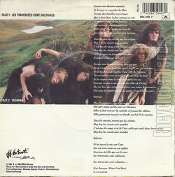 [Pochette de Les traverses sont solitaires (ELMER FOOD BEAT) - verso]