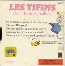 [Pochette de Les Tifins (T.V. (Tlvision)) - verso]