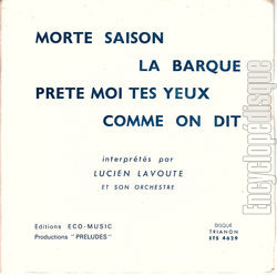[Pochette de 4 succs de Georges Chelon (Lucien LAVOUTE)]