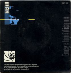 [Pochette de Exposition Jacques Brel (Jacques BREL) - verso]