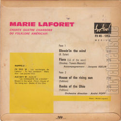 [Pochette de Blowin’ in the wind (Marie LAFORT) - verso]