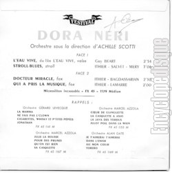 [Pochette de L’eau vive (Dora NRI) - verso]