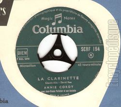 [Pochette de Le marchand de poissons / La clarinette (Annie CORDY) - verso]
