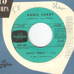 [Pochette de Roly poly / Baba au rhum (Annie CORDY)]