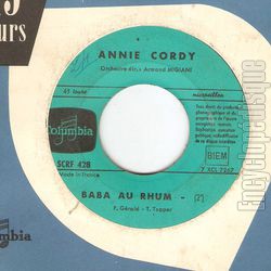 [Pochette de Roly poly / Baba au rhum (Annie CORDY) - verso]