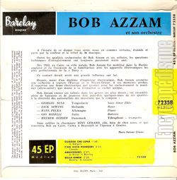 [Pochette de Guarda che luna (Bob AZZAM) - verso]