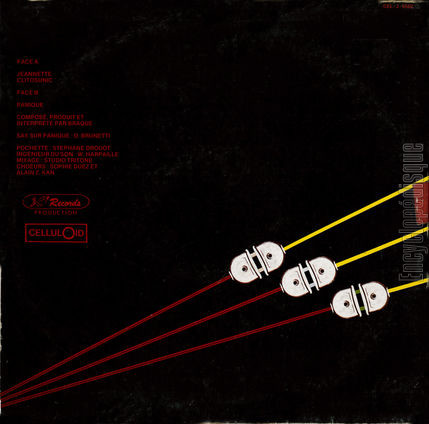 [Pochette de Jeannette / Clitosunic / Panique (BRAQUE) - verso]