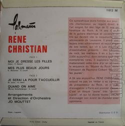 [Pochette de Moi, je dresse les filles (Ren CHRISTIAN) - verso]