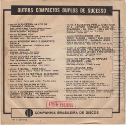 [Pochette de As canes de Mnaco e Canad no il festival internacional da cano popular (COMPILATION) - verso]