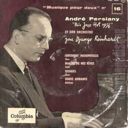 [Pochette de Joue Django Reinhardt - Musique pour deux n 16 (Andr PERSIANY)]