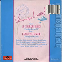 [Pochette de Le cœur qui blues (Vronique LORTAL) - verso]